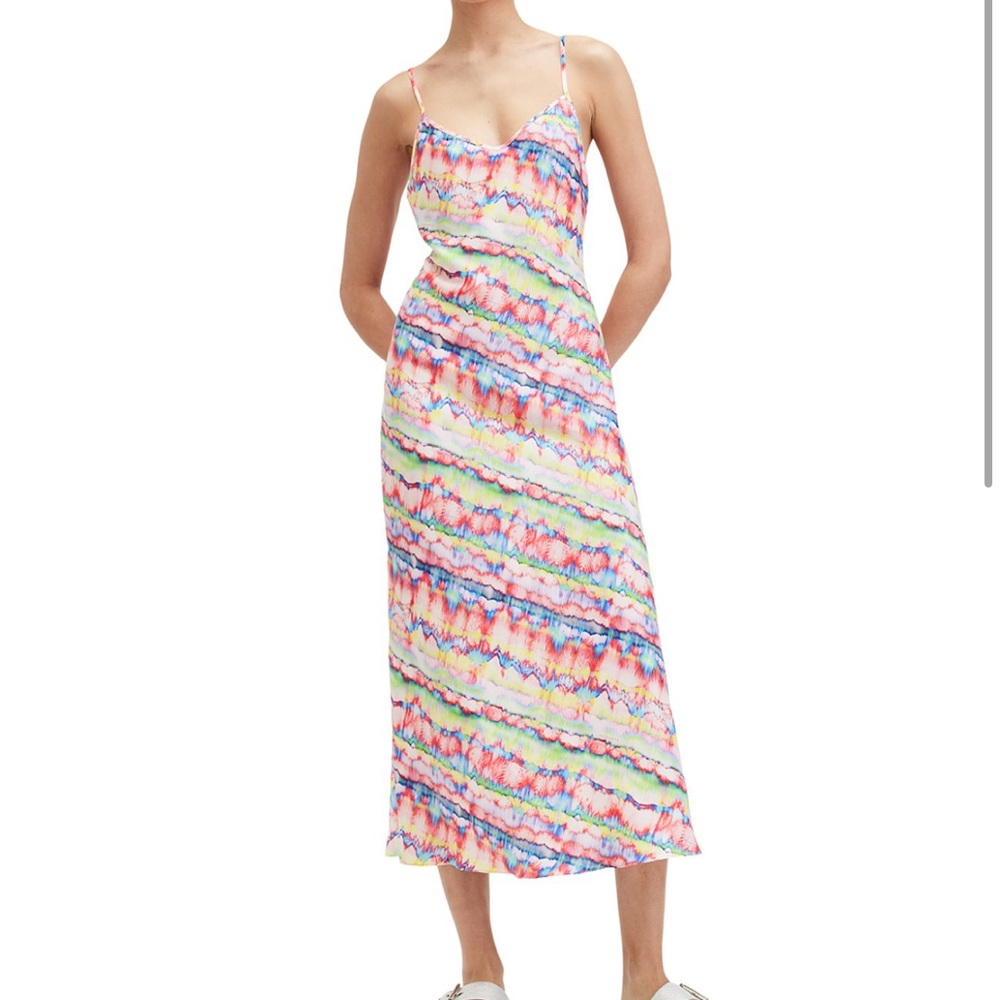 All Saints Multicolor Slip Dress